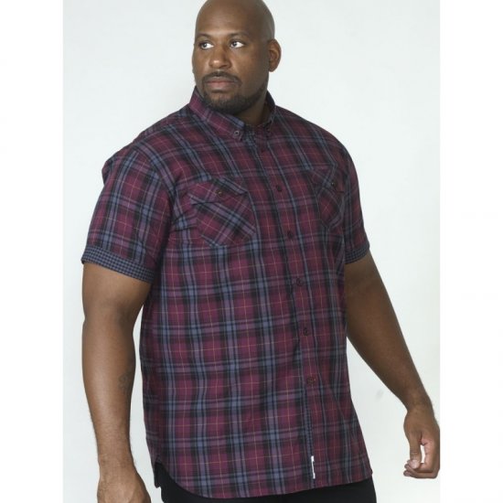 D555 Herbie Short Sleeve Shirt - Marškiniai - Marškiniai - 2XL-8XL