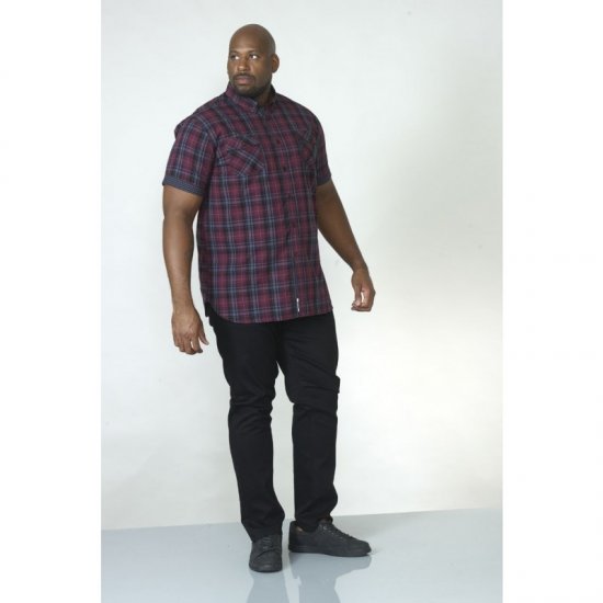 D555 Herbie Short Sleeve Shirt - Marškiniai - Marškiniai - 2XL-8XL