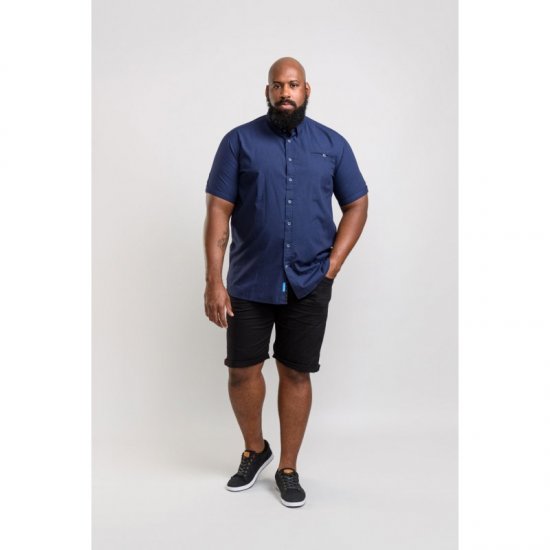 D555 Wesson Shirt Navy - Marškiniai - Marškiniai - 2XL-8XL