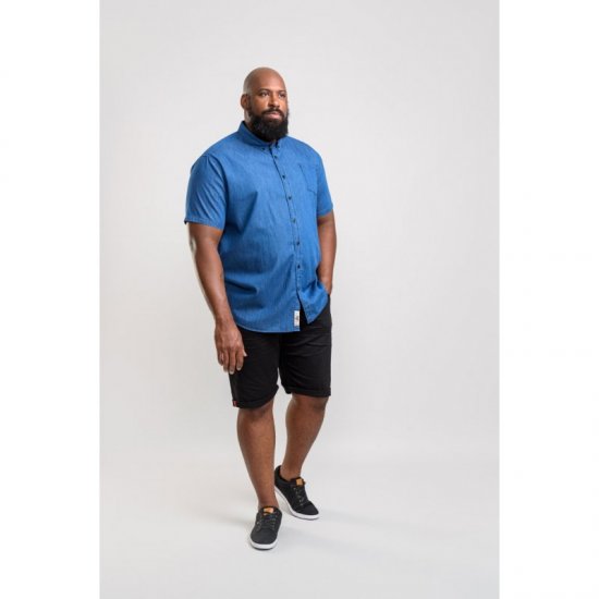 D555 Arnold Denim Shirt - Marškiniai - Marškiniai - 2XL-8XL