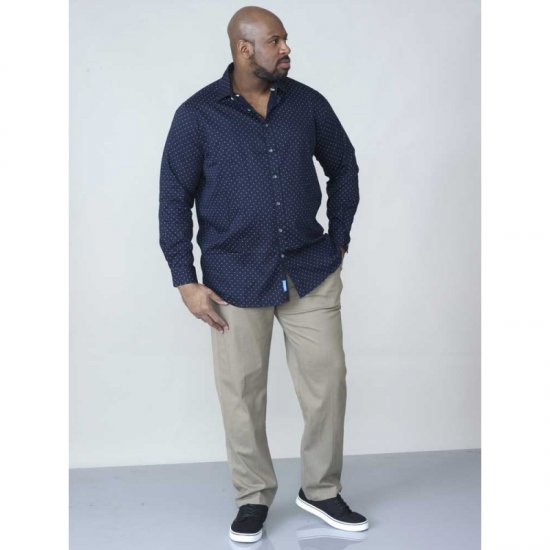 D555 Rashard Long Sleeve Printed Shirt - Marškiniai - Marškiniai - 2XL-8XL