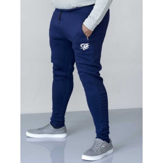 D555 Javier Fashion Sweatpants Navy - Laisvalaikio kelnės ir šortai - Laisvalaikio Kelnės ir Šortai - 2XL-12XL