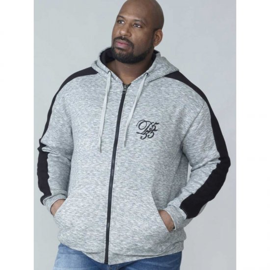 D555 Ronnie Full zip Hoodie - Megztiniai ir džemperiai - Megztiniai ir Džemperiai - 2XL-14XL