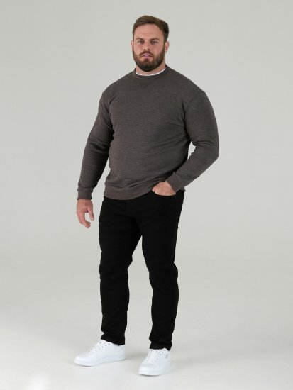 D555 Sweat Džemperis Pilkas - Megztiniai ir džemperiai - Megztiniai ir Džemperiai - 2XL-14XL