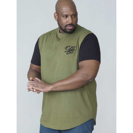 D555 Demarcus Couture T-shirt Khaki - Marškinėliai - Marškinėliai - 2XL-14XL