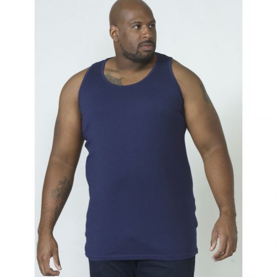 D555 Fabio Sportiniai Marškinėliai Tamsiai Mėlyni - Marškinėliai - Marškinėliai - 2XL-14XL