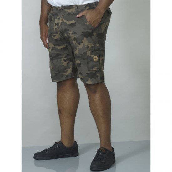 D555 Marty Camo Shorts Green - Šortai - Šortai - W40-W60