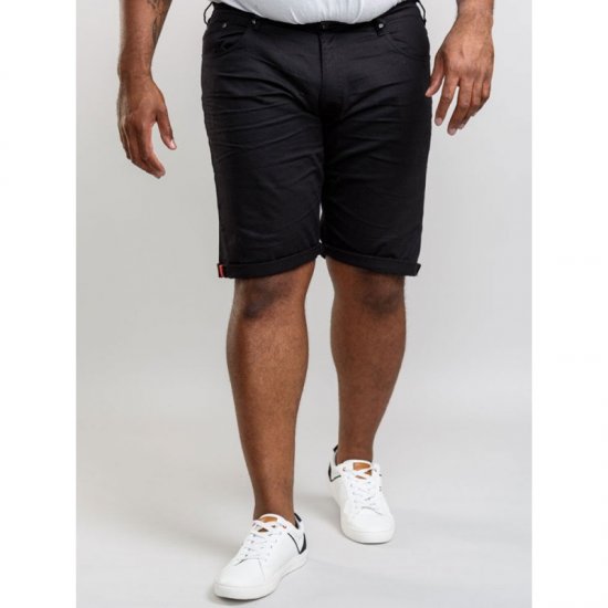 D555 Gilbert Stretch Shorts Black - Šortai - Šortai - W40-W60