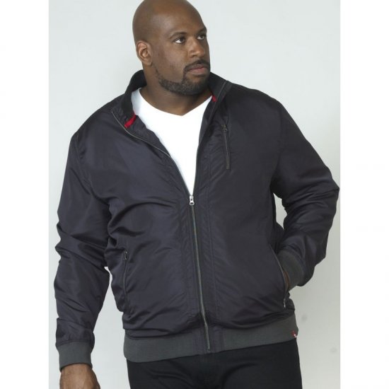 D555 Terron Bomber Jacket Black - Didelės vyriškos striukės - Didelės vyriškos striukės