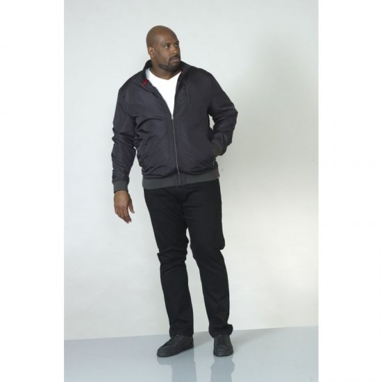 D555 Terron Bomber Jacket Black - Didelės vyriškos striukės - Didelės vyriškos striukės