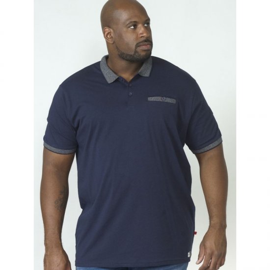 D555 Walker Polo Navy - Polo marškinėliai - Polo marškinėliai - 2XL-8XL
