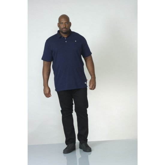 D555 Jerell Polo Navy - Polo marškinėliai - Polo marškinėliai - 2XL-8XL