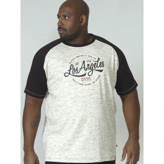 D555 Judson T-shirt Grey - Marškinėliai - Marškinėliai - 2XL-14XL