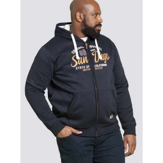 D555 Stockton Hoodie Navy - Megztiniai ir džemperiai - Megztiniai ir Džemperiai - 2XL-14XL