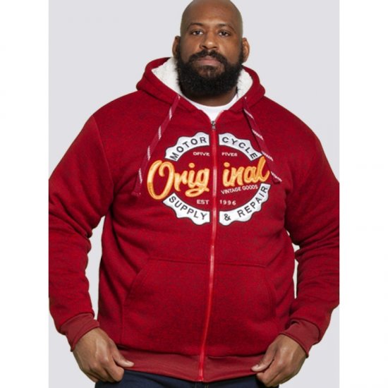 D555 Rylan Hoodie Red - Megztiniai ir džemperiai - Megztiniai ir Džemperiai - 2XL-14XL