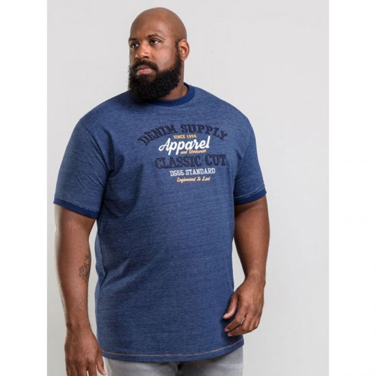 D555 Kody T-shirt Navy - Marškinėliai - Marškinėliai - 2XL-14XL