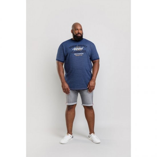 D555 Kody T-shirt Navy - Marškinėliai - Marškinėliai - 2XL-14XL