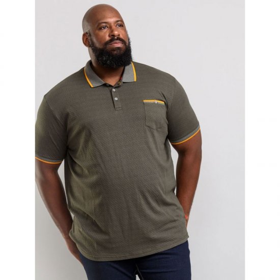 D555 Marshall Polo Khaki - Polo marškinėliai - Polo marškinėliai - 2XL-8XL