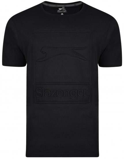 Slazenger Kurtis T-shirt Black - Marškinėliai - Marškinėliai - 2XL-14XL