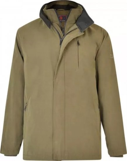 Kam Jeans KV111 Smart Casual Jacket Khaki - Didelės vyriškos striukės - Didelės vyriškos striukės