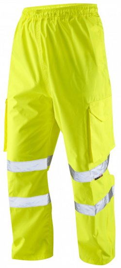 Leo Appledore Cargo Rain pants Hi-Vis Yellow - Darbo drabužiai - Darbo drabužiai - 3XL-10XL
