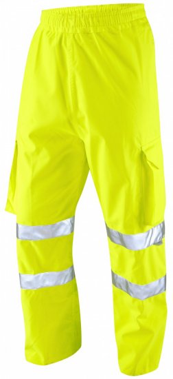 Leo Instow Breathable Executive Cargo Rain pants Hi-Vis Yellow - Darbo drabužiai - Darbo drabužiai - 3XL-10XL