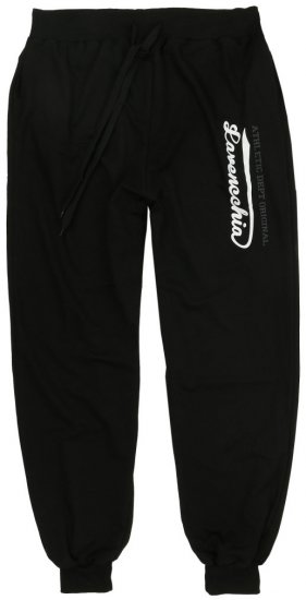 Lavecchia 2020 Sweatpants with Cuff Black - Laisvalaikio kelnės ir šortai - Laisvalaikio Kelnės ir Šortai - 2XL-12XL