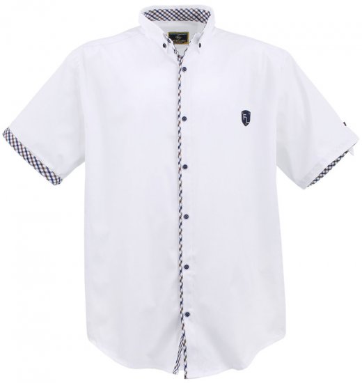 Lavecchia 9003A Short sleeve Shirt White - Marškiniai - Marškiniai - 2XL-8XL