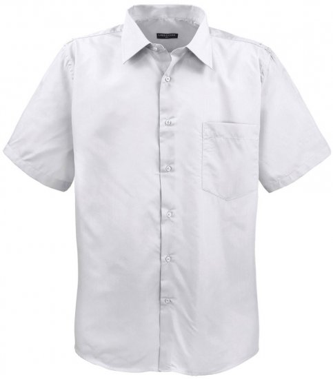 Lavecchia Classic Short Sleeve Shirt White - Marškiniai - Marškiniai - 2XL-8XL