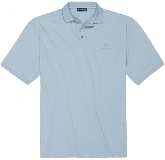 Lavecchia 1000 Pique Polo Light Blue - Polo marškinėliai - Polo marškinėliai - 2XL-8XL