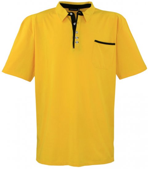 Lavecchia 1701 Jersey Poloshirt Yellow - Polo marškinėliai - Polo marškinėliai - 2XL-8XL