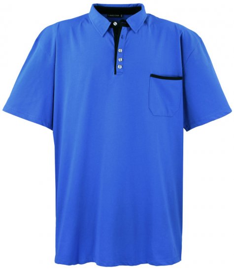 Lavecchia 1701 Jersey Poloshirt Royal Blue - Polo marškinėliai - Polo marškinėliai - 2XL-8XL