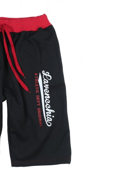 Lavecchia 2017 Sweatshorts Black/Red - Laisvalaikio kelnės ir šortai - Laisvalaikio Kelnės ir Šortai - 2XL-12XL
