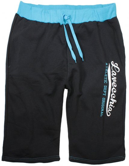 Lavecchia 2017 Sweatshorts Black/Turquoise - Laisvalaikio kelnės ir šortai - Laisvalaikio Kelnės ir Šortai - 2XL-12XL