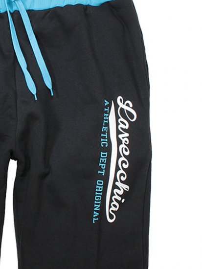 Lavecchia 2017 Sweatshorts Black/Turquoise - Laisvalaikio kelnės ir šortai - Laisvalaikio Kelnės ir Šortai - 2XL-12XL