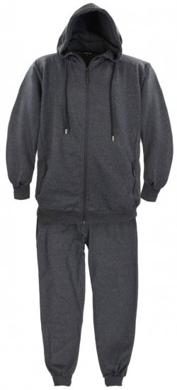 Lavecchia 600 Tracksuit Charcoal - Treningai - "Didelių dydžių sportiniai kostiumai vyrams "