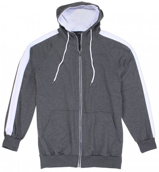 Lavecchia 611 Tracksuit Charcoal - Treningai - "Didelių dydžių sportiniai kostiumai vyrams "