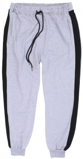 Lavecchia 611 Tracksuit Grey - Treningai - "Didelių dydžių sportiniai kostiumai vyrams "