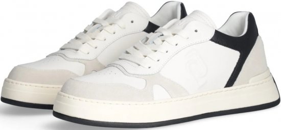 Liu Jo Boy 01 Leather/Suede Sneakers White/Black - Vyriški batai 40-52 - 