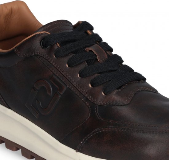 Liu Jo Running 01 Leather Sneakers Brown - Vyriški batai 40-52 - 
