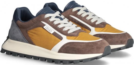 Liu Jo Running 02 Sneakers Brown/Blue/Tan - Vyriški batai 40-52 - 
