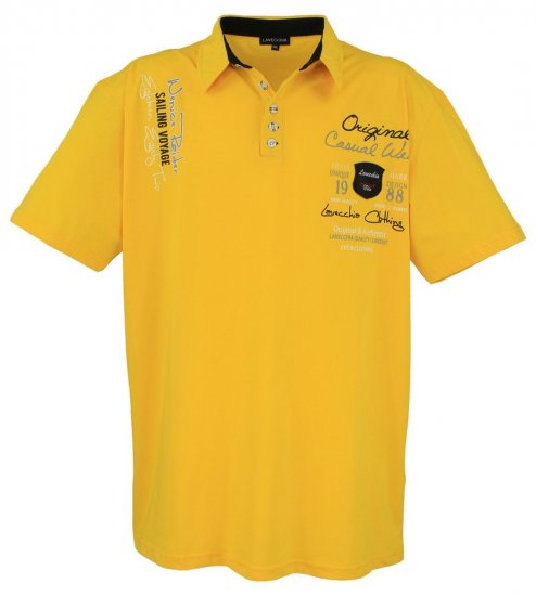 Lavecchia 610 Marškinėliai su apykakle Geltona - Polo marškinėliai - Polo marškinėliai - 2XL-8XL