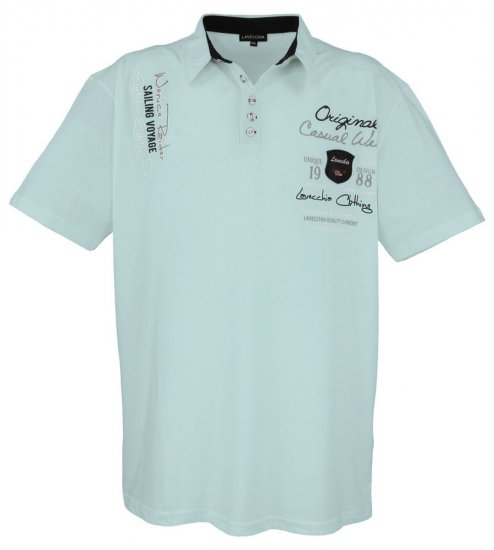 Lavecchia 610 Marškinėliai su apykakle Mėtinė - Polo marškinėliai - Polo marškinėliai - 2XL-8XL