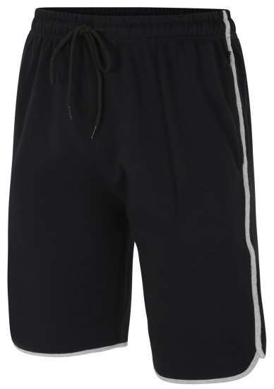 Kam Jeans 3312 Jersey Gym Shorts Black - Laisvalaikio kelnės ir šortai - Laisvalaikio Kelnės ir Šortai - 2XL-12XL