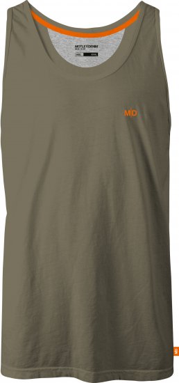 Motley Denim Madrid Tank top Dark Khaki - Marškinėliai - Marškinėliai - 2XL-14XL