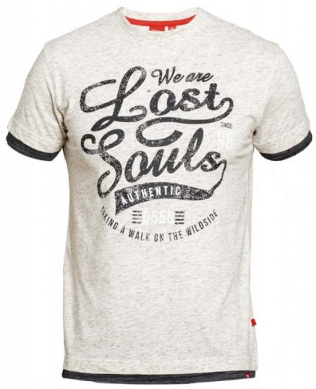 D555 Maiden T-shirt Off White - Marškinėliai - Marškinėliai - 2XL-14XL