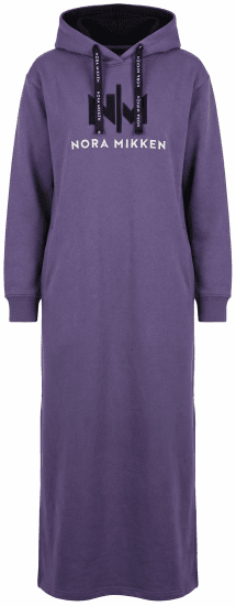 Nora Mikken MARI Maxi Hoodie Dress Purple - Megztiniai ir džemperiai - 