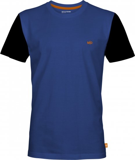 Motley Denim Granada Black Short Sleeved T-Shirt Royal Blue - Marškinėliai - Marškinėliai - 2XL-14XL