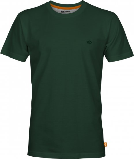 Motley Denim Malaga T-Shirt Racing Green - Marškinėliai - Marškinėliai - 2XL-14XL