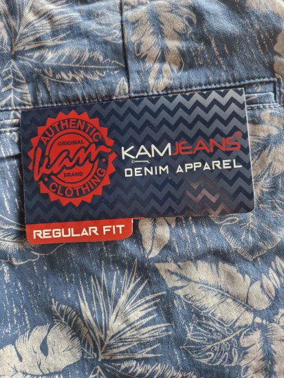 Kam Jeans 340 Dress Shorts Denim Blue - Šortai - Šortai - W40-W60